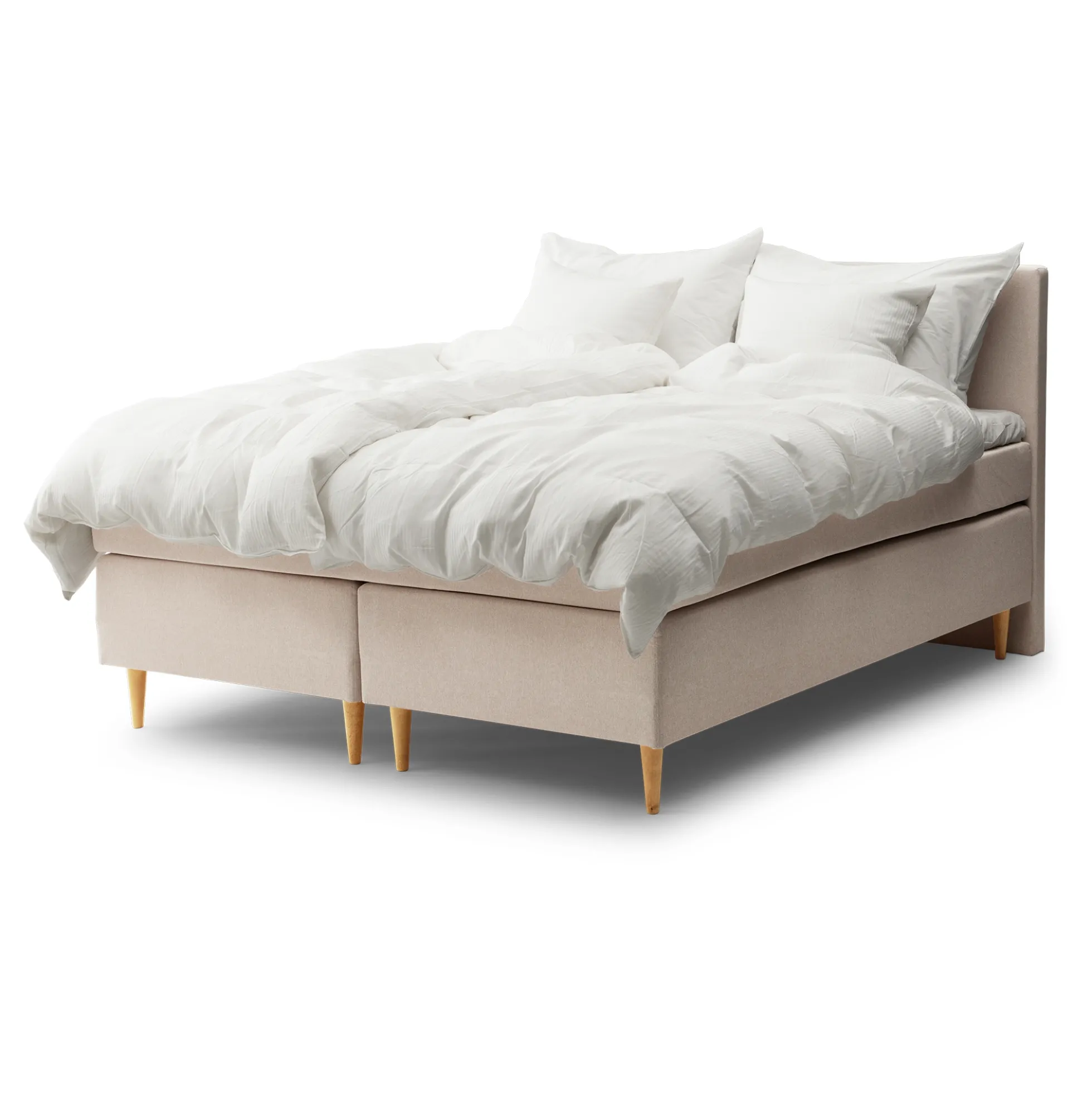 Kontinentalseng 160x200 cm - Prestige luksus - Dobbeltseng med ekstra fjedring - Nordstrand Home