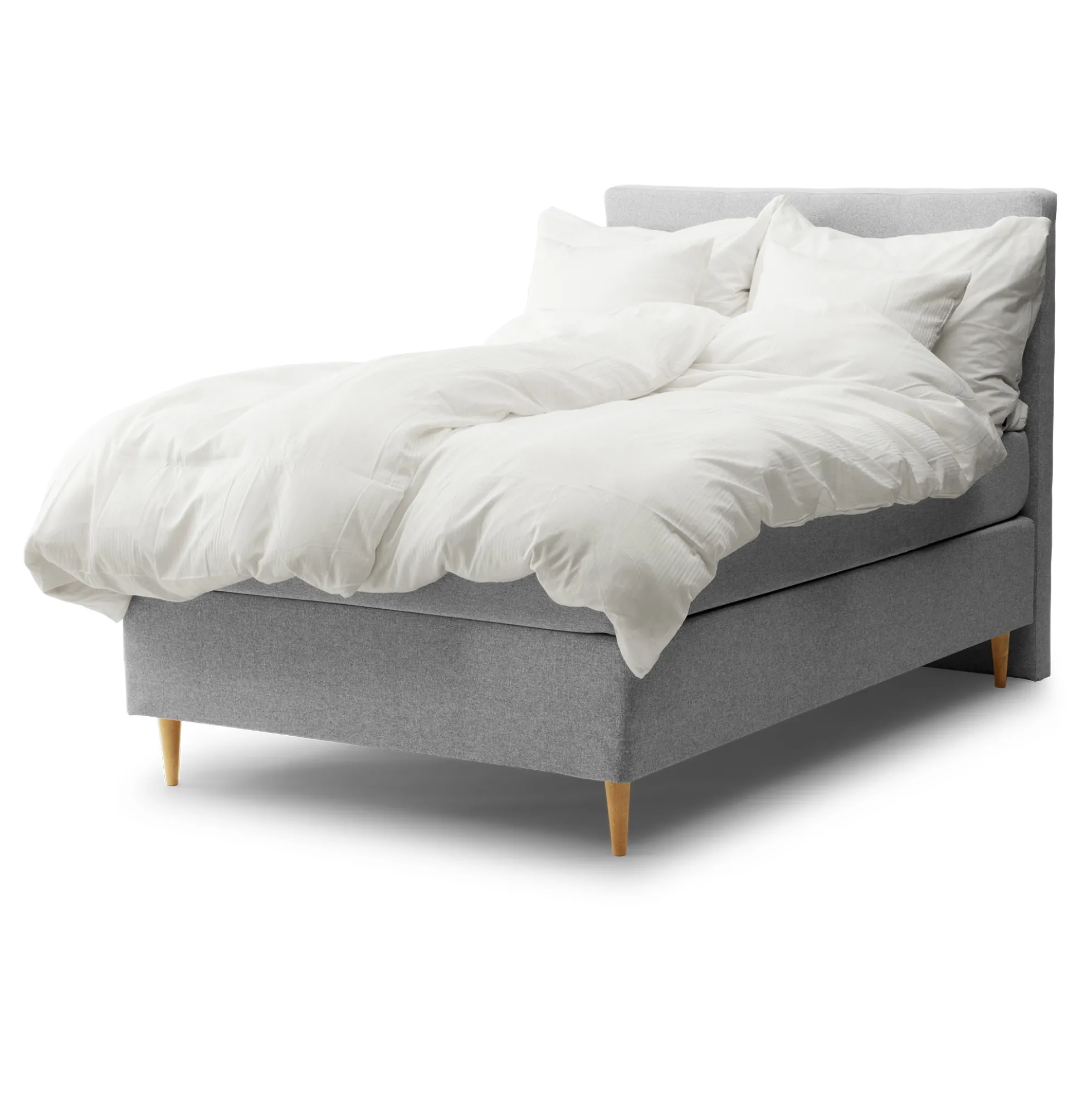 Kontinentalseng 140x200 cm - Prestige Deluxe - Luksus 7 zoners halvandenmandsseng - Nordstrand Home