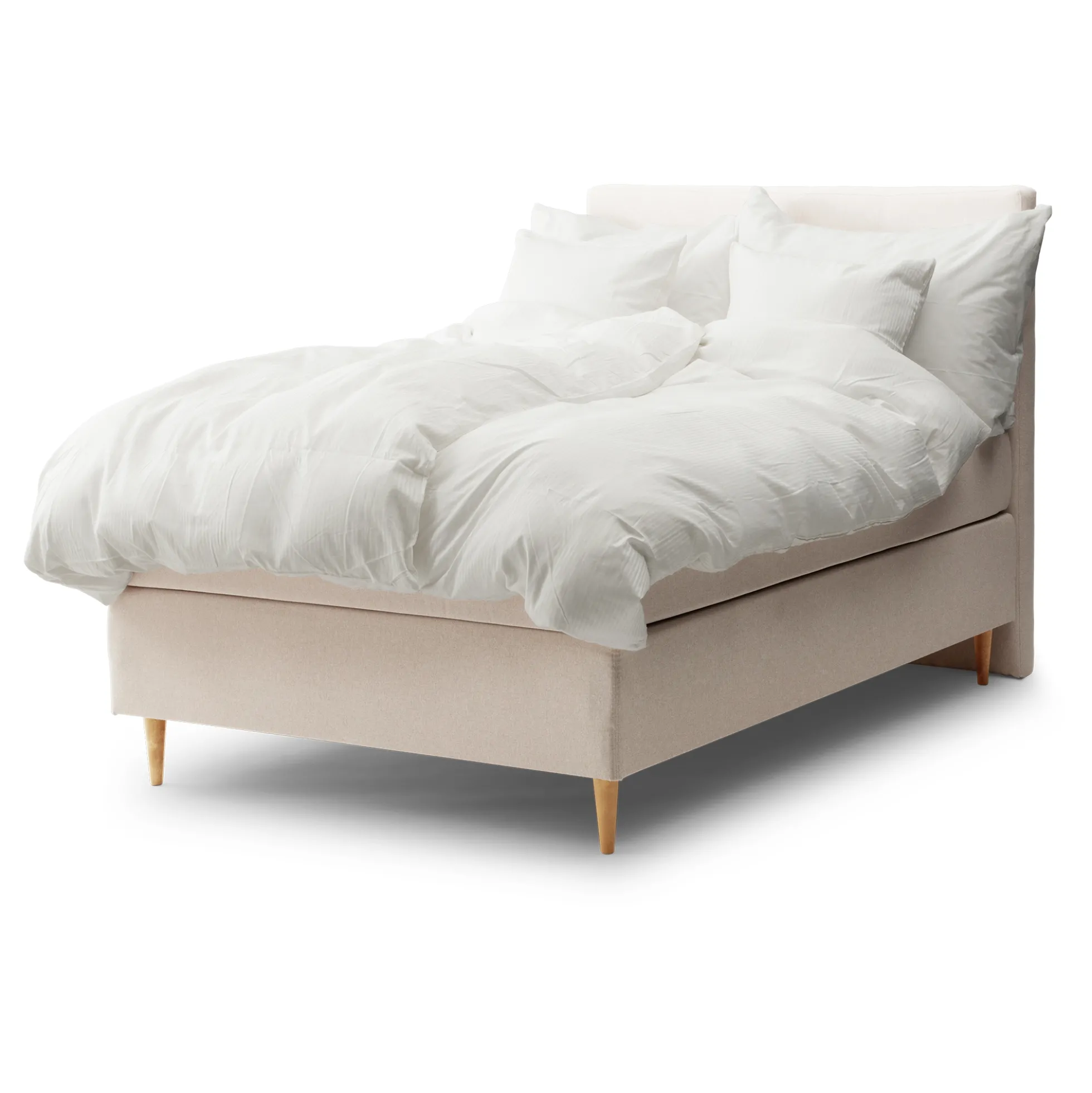 Kontinentalseng 140x200 cm - Prestige Deluxe - Luksus 7 zoners halvandenmandsseng - Nordstrand Home