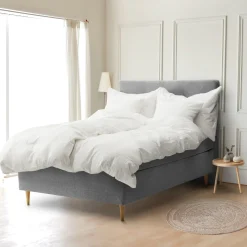 Kontinentalseng 120x200 cm - Prestige luksus - Halvandenmandsseng med ekstra fjedring - Nordstrand Home