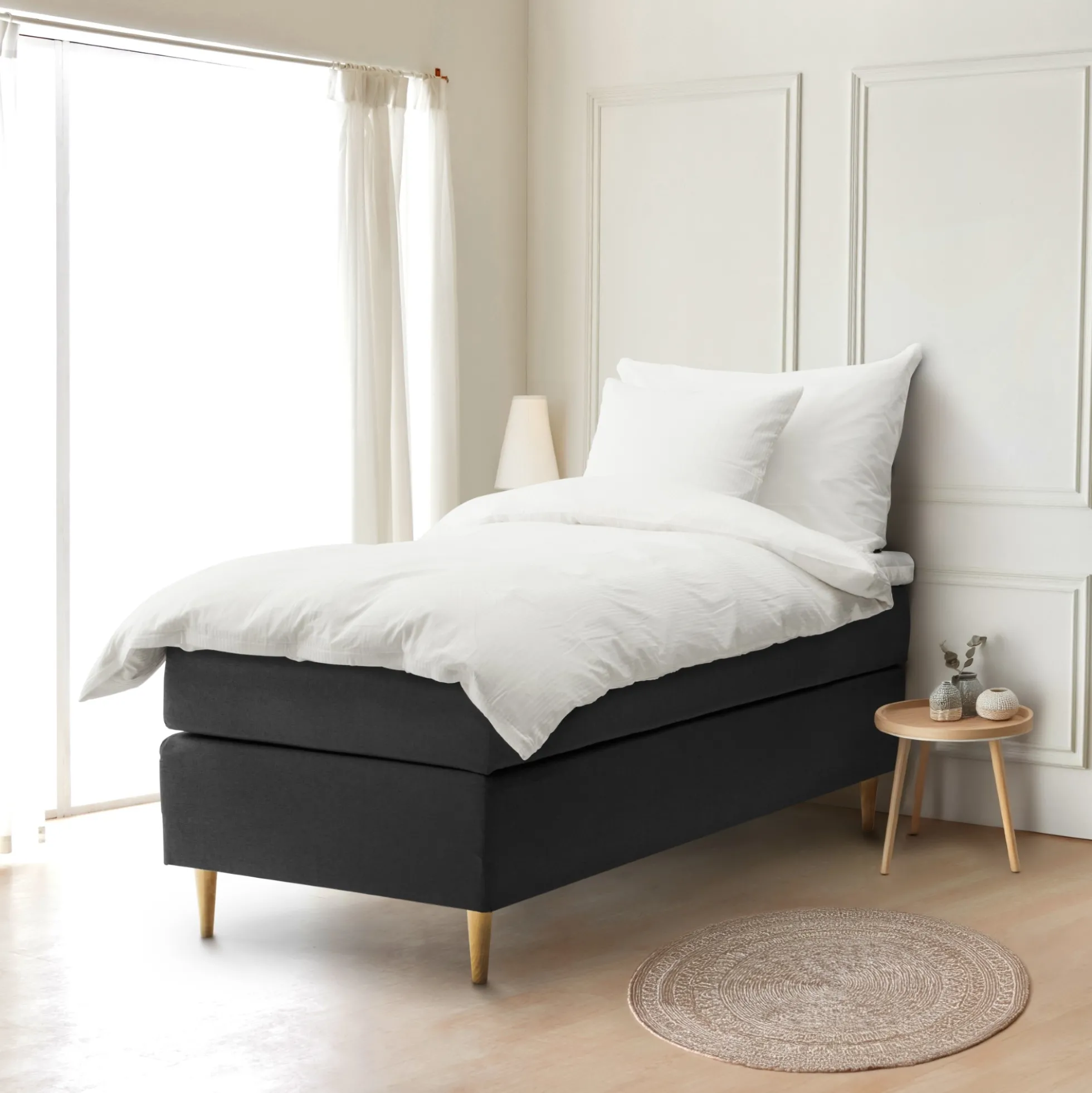 Kontinentalseng 90x200 cm - 7 zoner - Excellent Deluxe - Luksuriøs enkelseng med højeste komfort