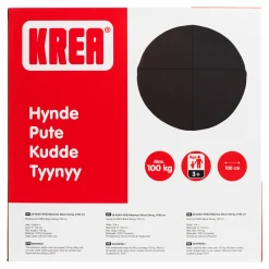 Krea madras til gynge Ø100 cm - Sort
