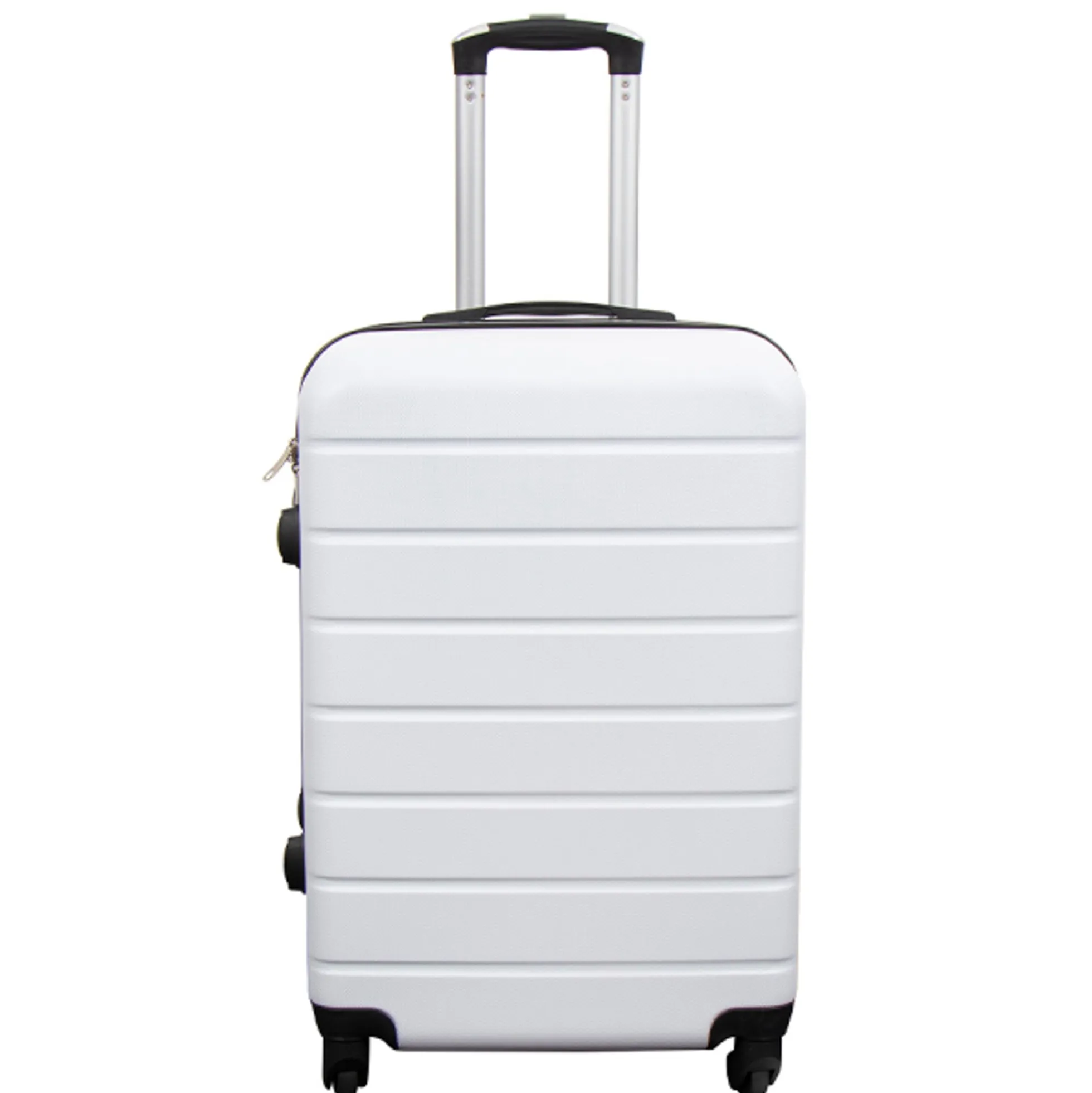 Kuffert - Hardcase kuffert - Str. Medium - Hvid - Praktisk rejsekuffert