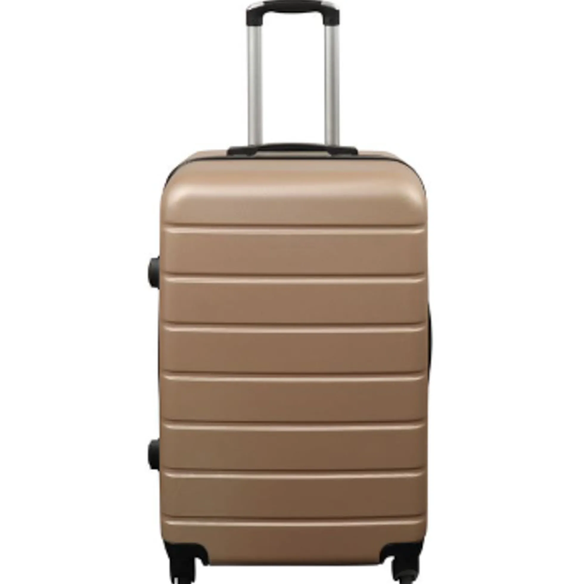 Kuffert - Hardcase kuffert - Str. Medium - Guld - Praktisk rejsekuffert