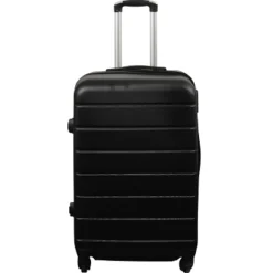Kuffert - Hardcase kuffert - Str. Medium - Sort - Praktisk rejsekuffert