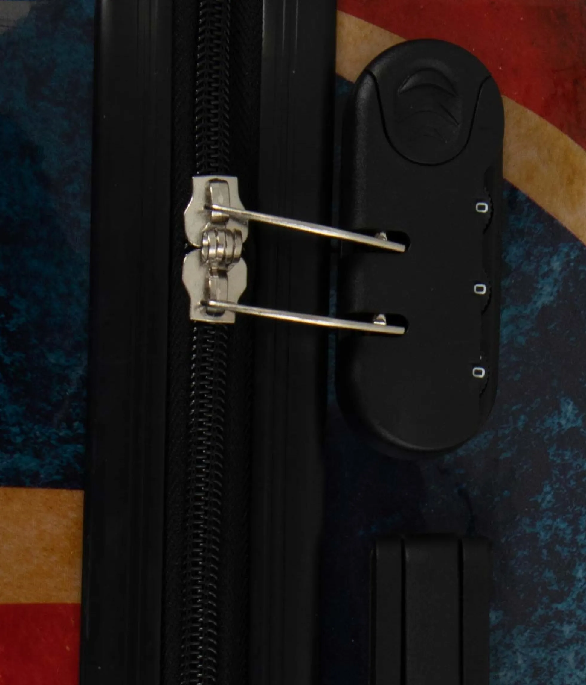 Kuffert - Hardcase kuffert - Str. Medium - Kuffert med motiv - Union Jack - Eksklusiv letvægt rejsekuffert