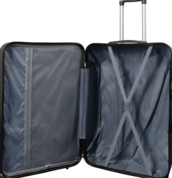 Kuffert tilbud - Hardcase - Str. Medium - Diamant hvid - Smart rejsekuffert