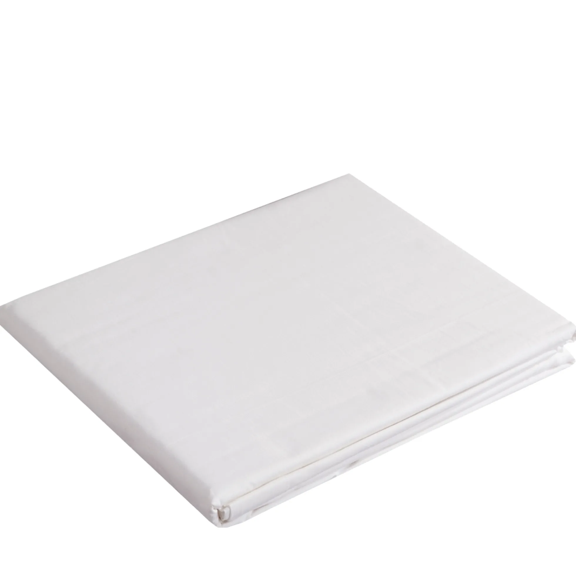 Kuvertlagen med U-split - 210x210 cm - Splitlængde 80 cm - Hvid - 100% Bomuldssatin - Borås Cotton