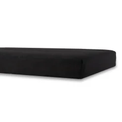 Lagen til barnevogn - 36x98 cm - Sort jerseylagen - IN Style - Faconlagen til barnevognsmadras