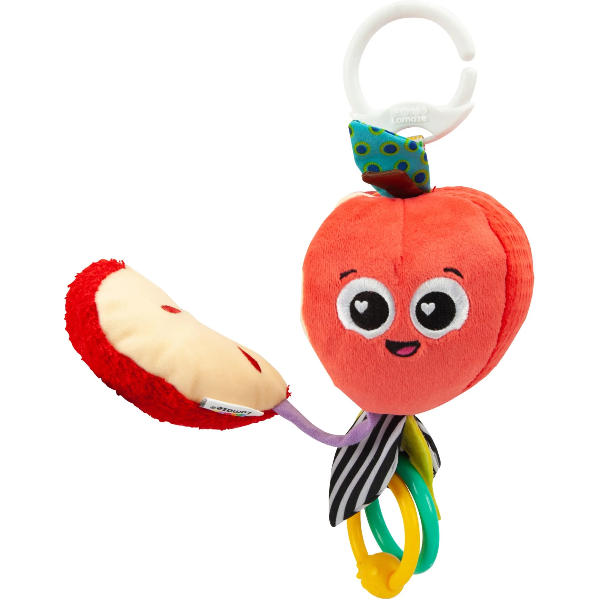 Lamaze Archer æblet Clip & Go sanselegetøj - Fra 0 mdr.