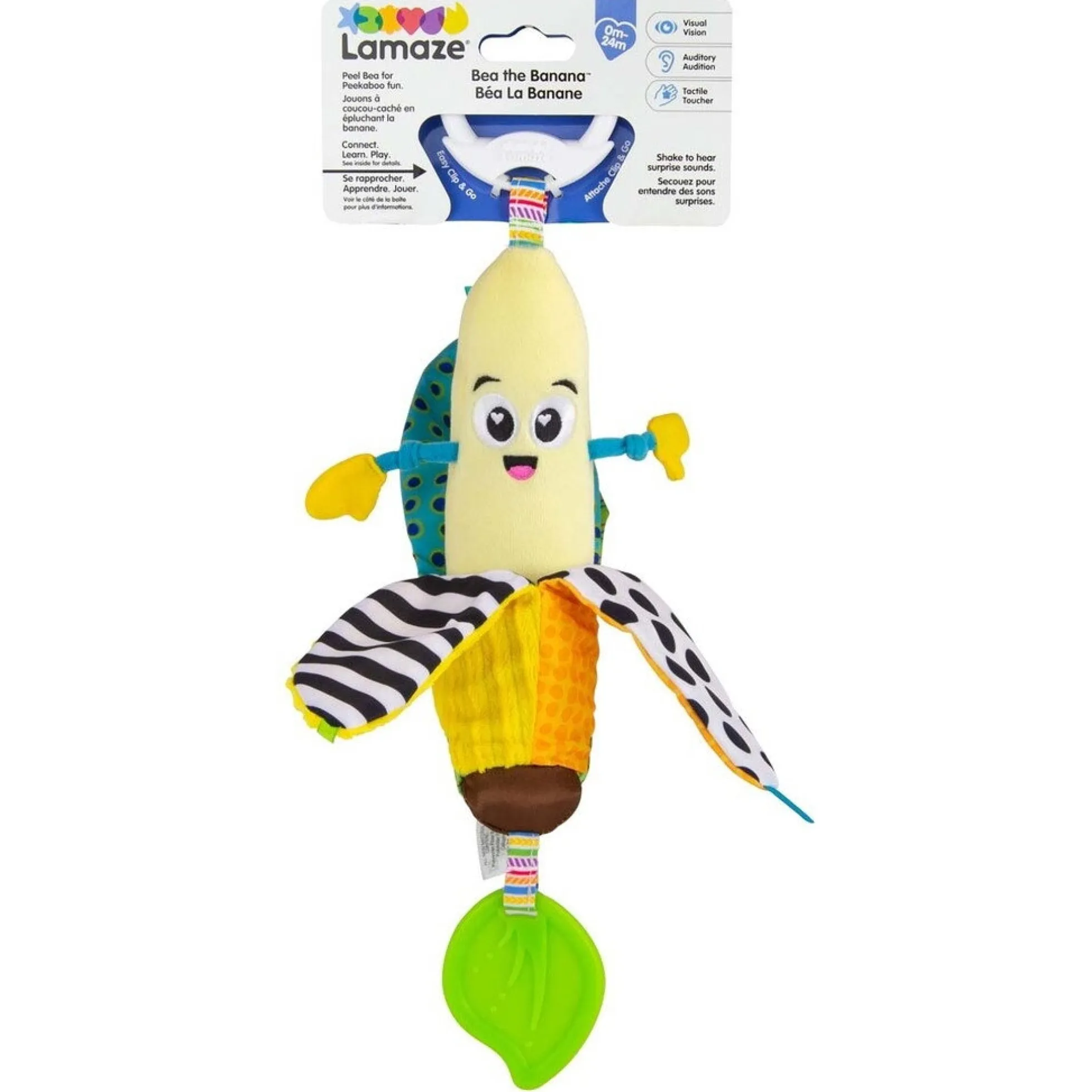 Lamaze Bea bananen Clip & Go sanselegetøj - Fra 0 mdr.