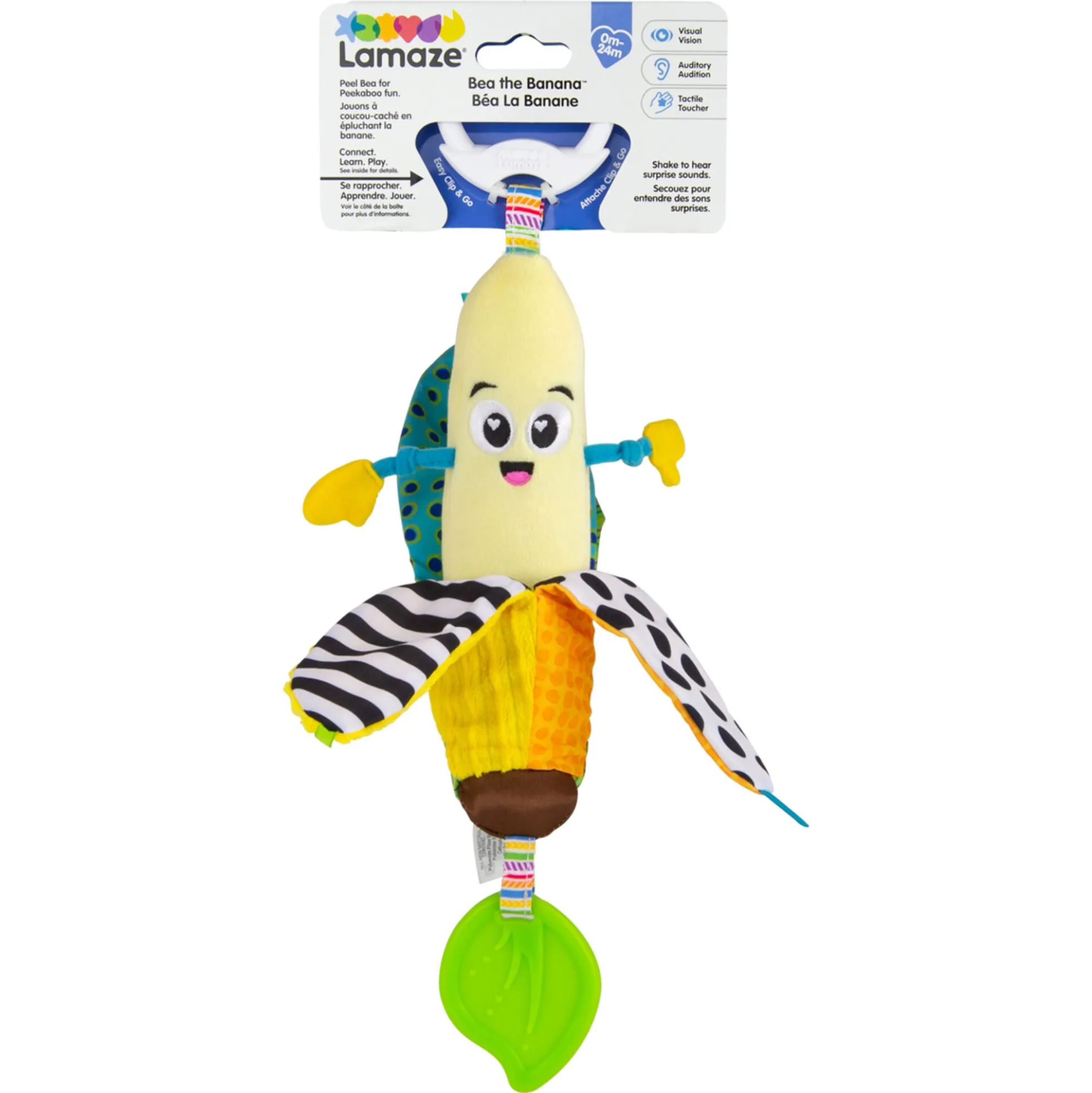 Lamaze Bea bananen Clip & Go sanselegetøj - Fra 0 mdr.