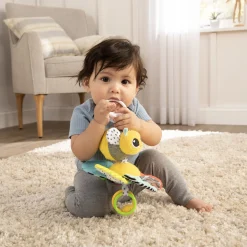 Lamaze Buzzy bien Clip & Go sanselegetøj - Fra 0 mdr.