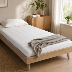 Latex H-split topmadras - 180x200 cm - 8 cm høj - Latex & naturlatex - Zen sleep topmadras til elevationsseng