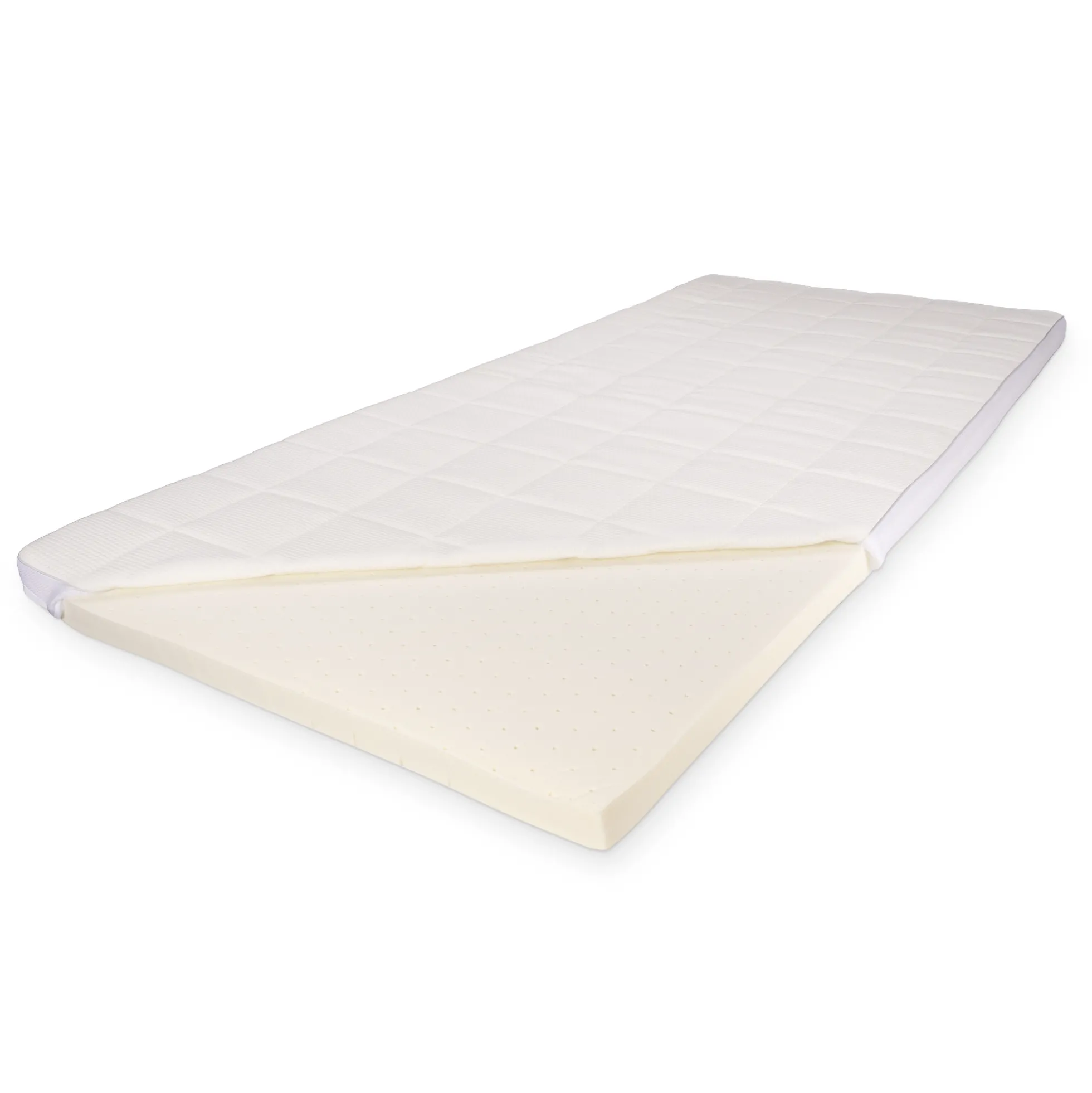 Latex H-split topmadras - 180x200 cm - 5 cm høj - Latex & naturlatex - Zen sleep topmadras til elevationsseng
