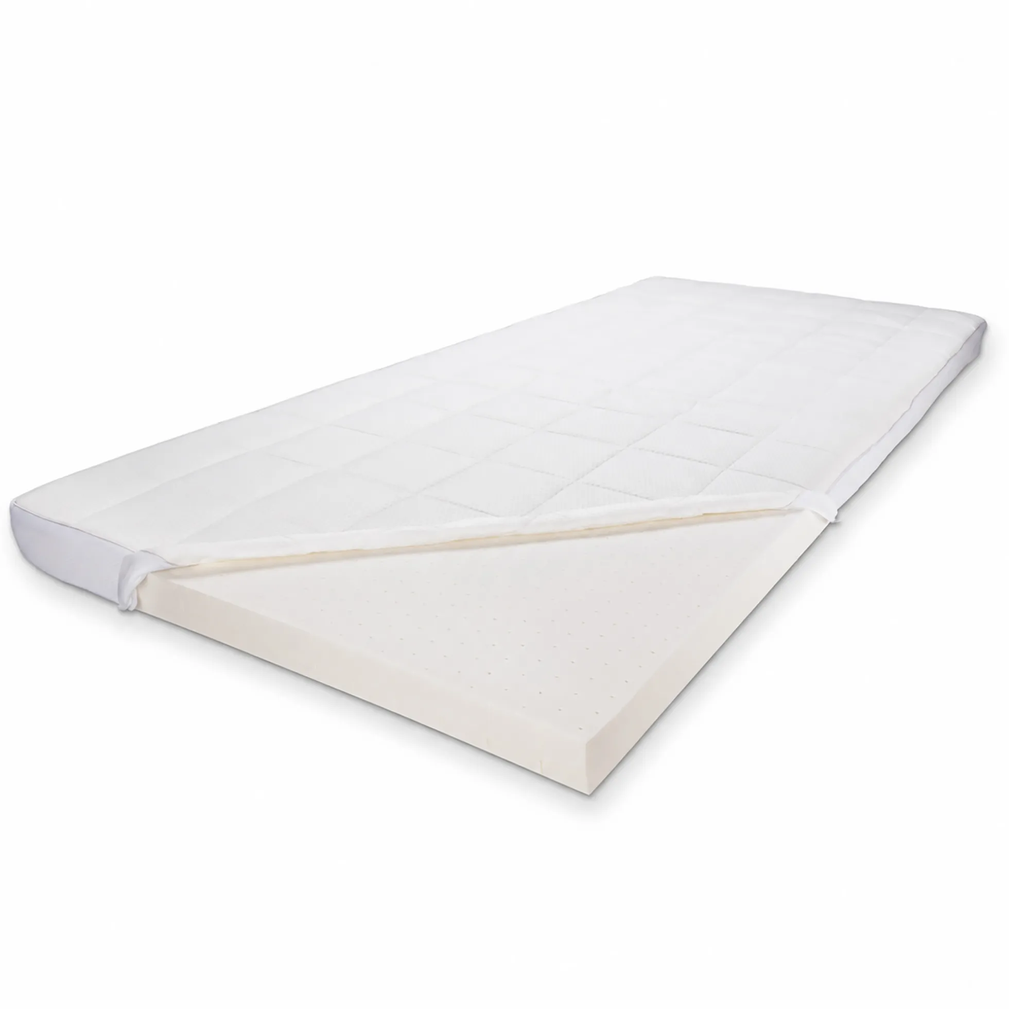Latex topmadras - 210x210 cm - 8 cm høj - Latex & naturlatex - Zen sleep topmadras til dobbelt seng