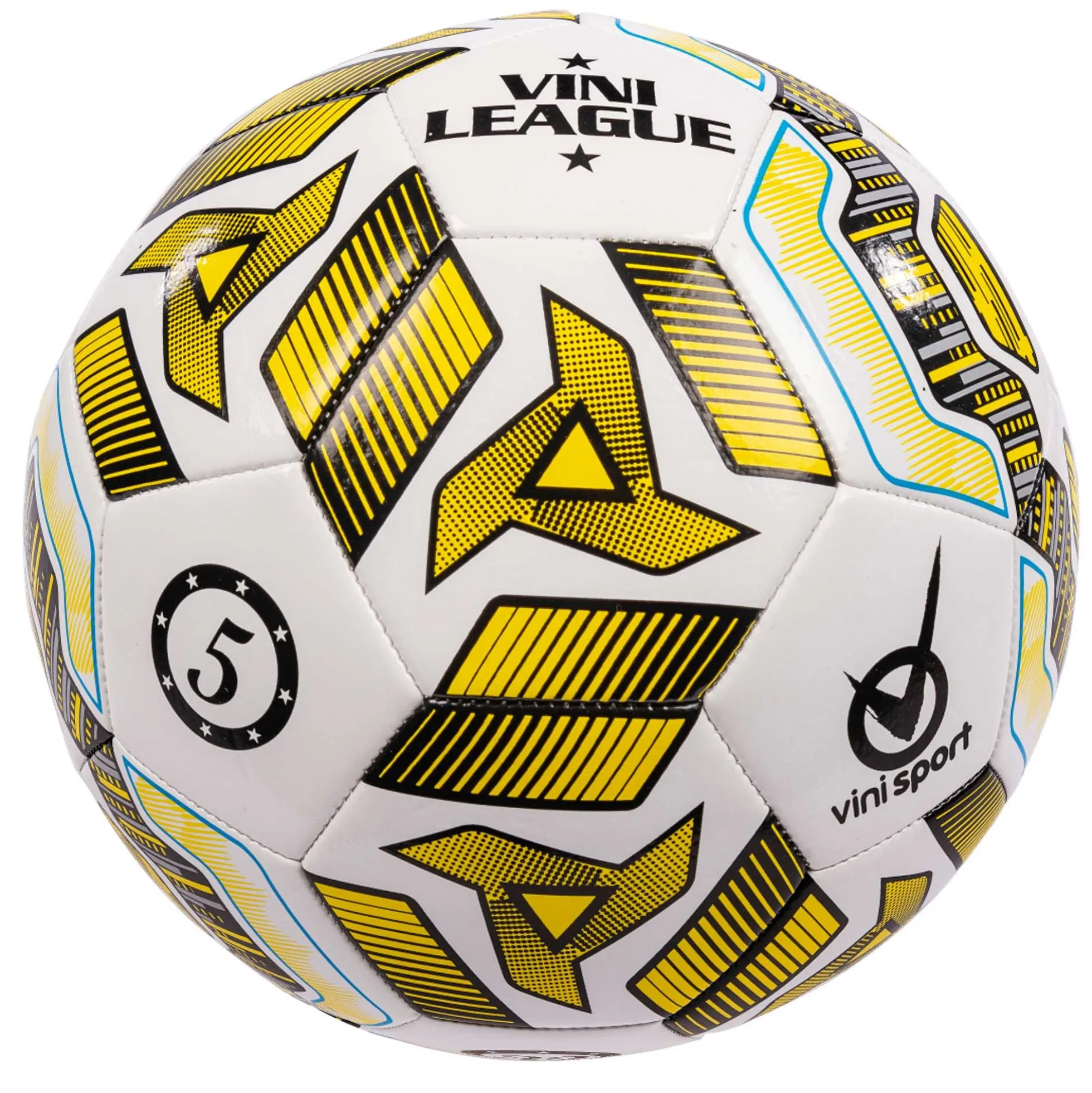 League fodbold - Kunstlæderfodbold - Str. 5 - Hvid/gul