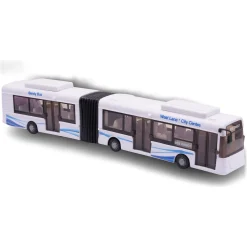 Legetøjs ledbus - Hvid - 39 cm
