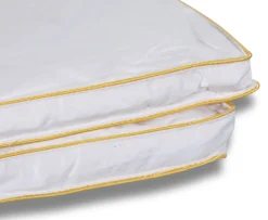 Let dobbelt gåsedunsdyne - Luksus helårsdyne - 200x220 cm - Premium By Borg - Gulddynen