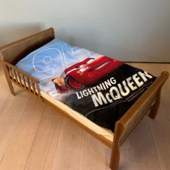 Lynet McQueen sengetøj - 100% bomuld - Junior sengetøj 100x140 cm - Glow in the dark - Cars sengetøj