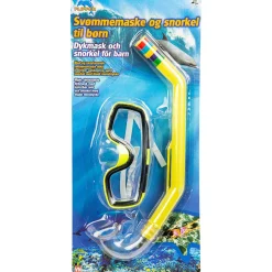 Maske og snorkel sæt - Svømmemaske og snorkel til børn - Gul