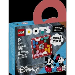 Mickey Mouse og Minnie Mouse påsyningsmærke - 41963 - LEGO DOTS