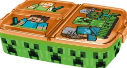 Minecraft madkasse - Børnemadpakke med 3 rum