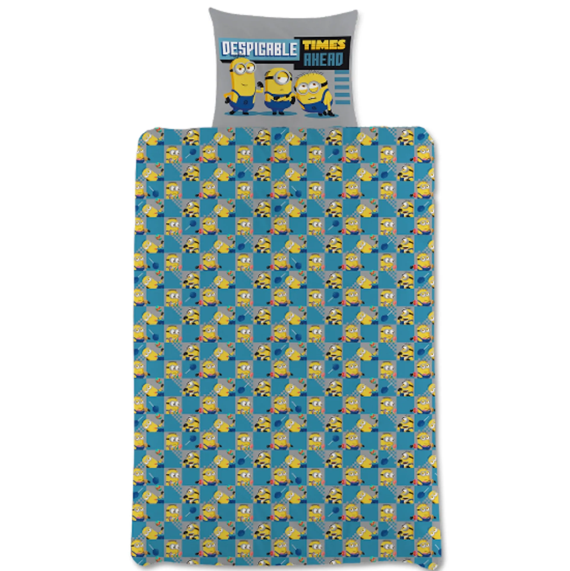 Minions sengetøj 140x200 cm - 100% bomuld - Børnesengetøj 140x200 cm - Minions