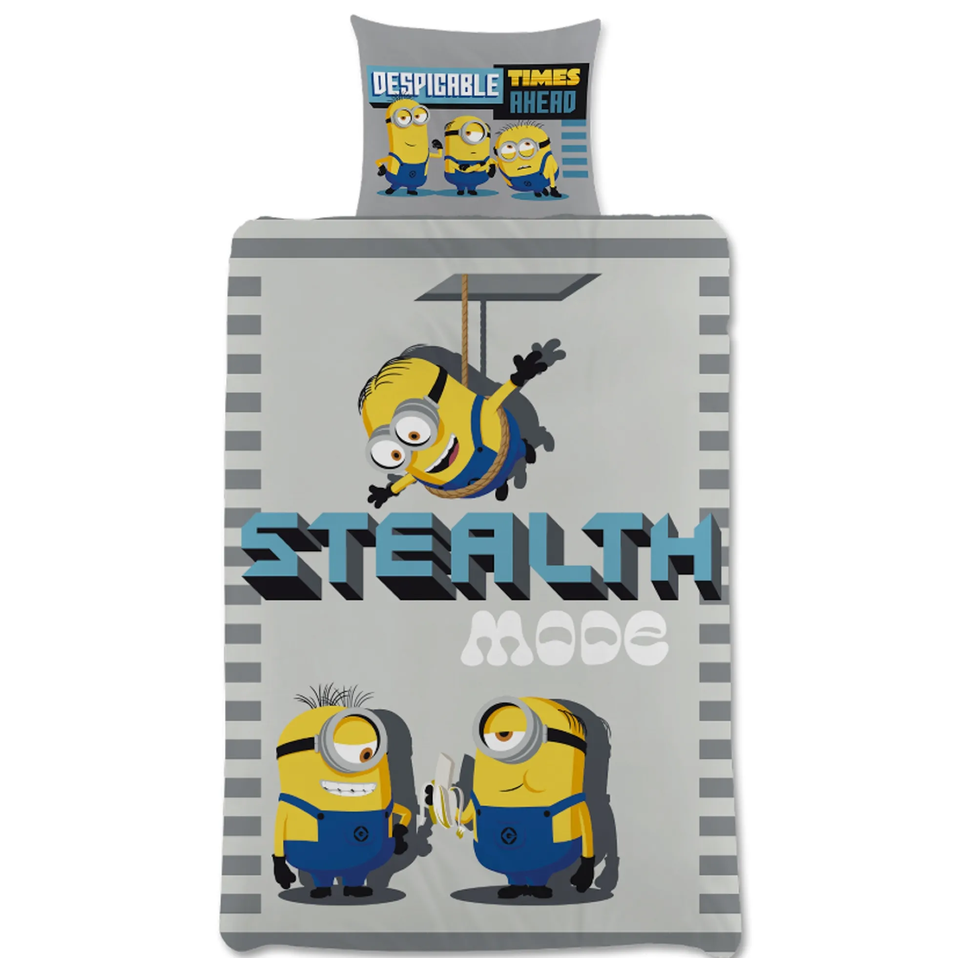 Minions sengetøj 140x200 cm - 100% bomuld - Børnesengetøj 140x200 cm - Minions