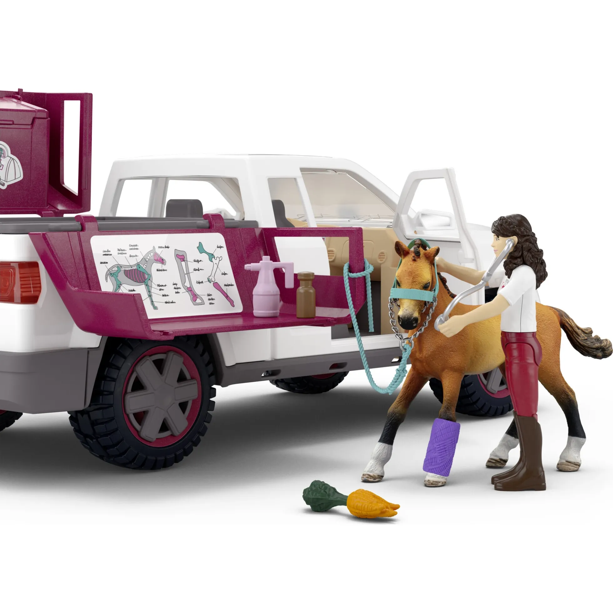 Mobil dyrlæge med trailer - 42704 - Schleich Horse Club