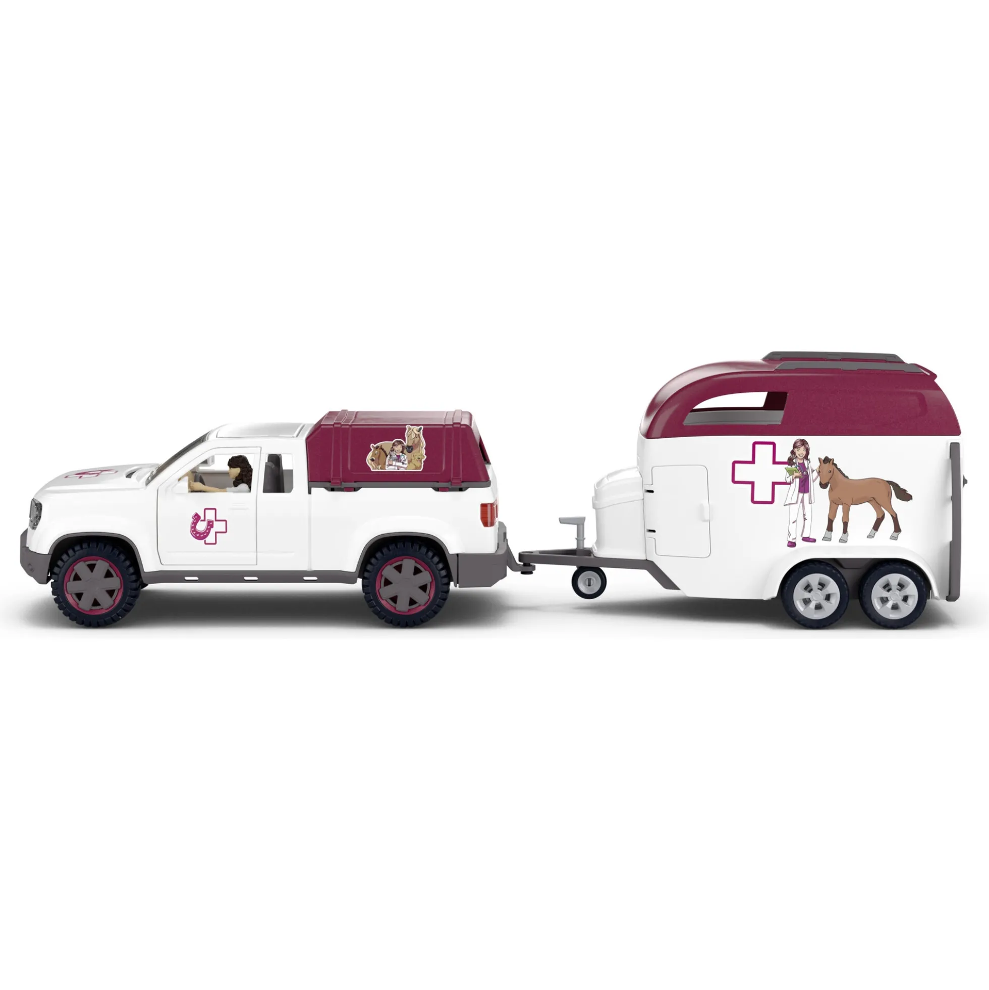 Mobil dyrlæge med trailer - 42704 - Schleich Horse Club