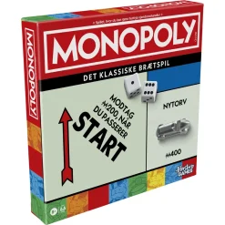 Monopoly Classic dansk familiespil - 2-6 spillere