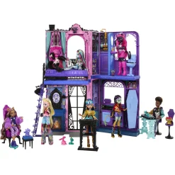 Monster High Boo-tique Hotel foldbart dukkehus med overraskelser - 13 dele