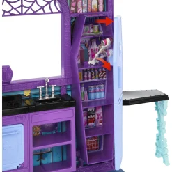 Monster High Boo-tique Hotel foldbart dukkehus med overraskelser - 13 dele