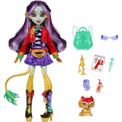 Monster High Jinafire Long basisdukke - 8 tilbehørs dele - 30 cm