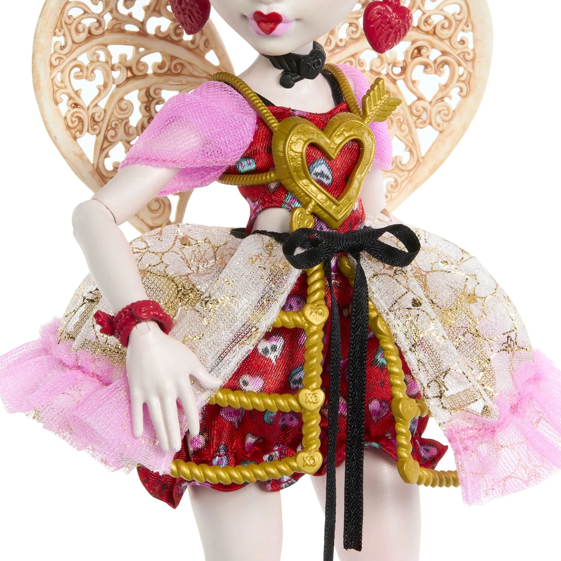 Monster High Scary Sweet Birthday Cupid Asteria dukke - 30 cm - 8 tilbehørsdele - 30 cm