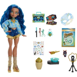 Monster High Self-Scare Secrets Frankie Stein - 13 tilbehørs dele - 30 cm