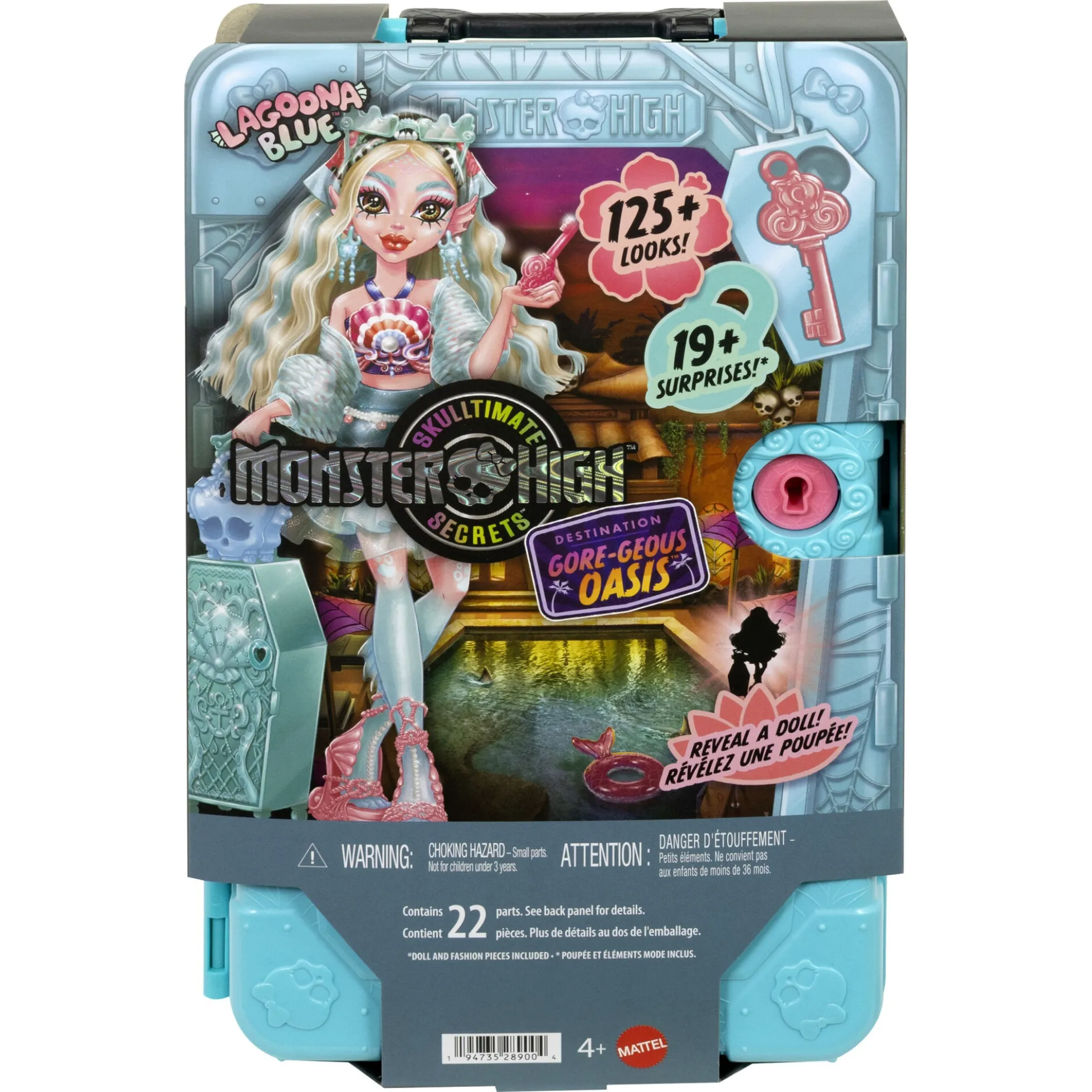 Monster High Skulltimate Secrets Lagoona Blue - Gore-geous Oasis - 19+ dele - 30 cm