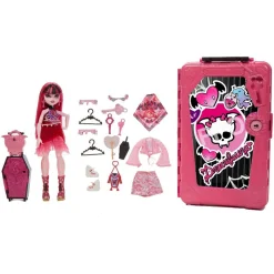 Monster High Skulltimate Secrets Draculaura dukke - Gore-geous Oasis - 19+ dele - 30 cm