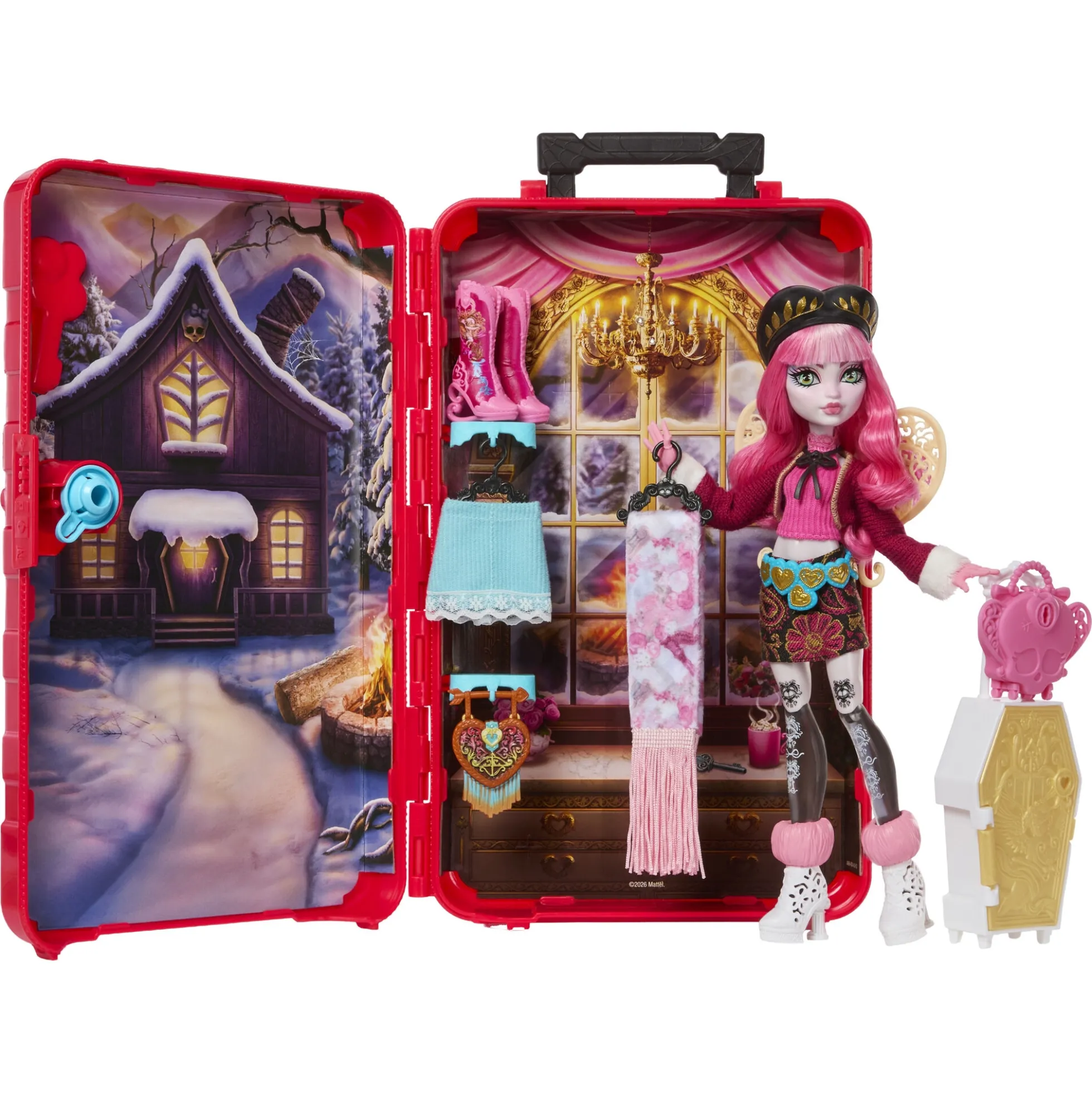 Monster High Skulltimate Secrets Cupid Asteria - Cabin Slay-Cation - 19+ dele - 30 cm