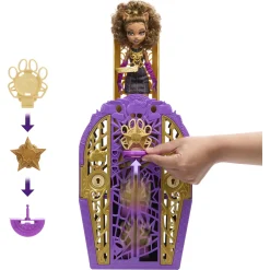 Monster High Skulltimate Secrets Clawdeen Wolf dukke og tilbehør - Hauntlywood Mysteries - 30 cm