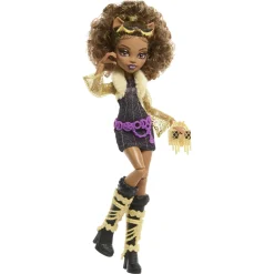 Monster High Skulltimate Secrets Clawdeen Wolf dukke og tilbehør - Hauntlywood Mysteries - 30 cm