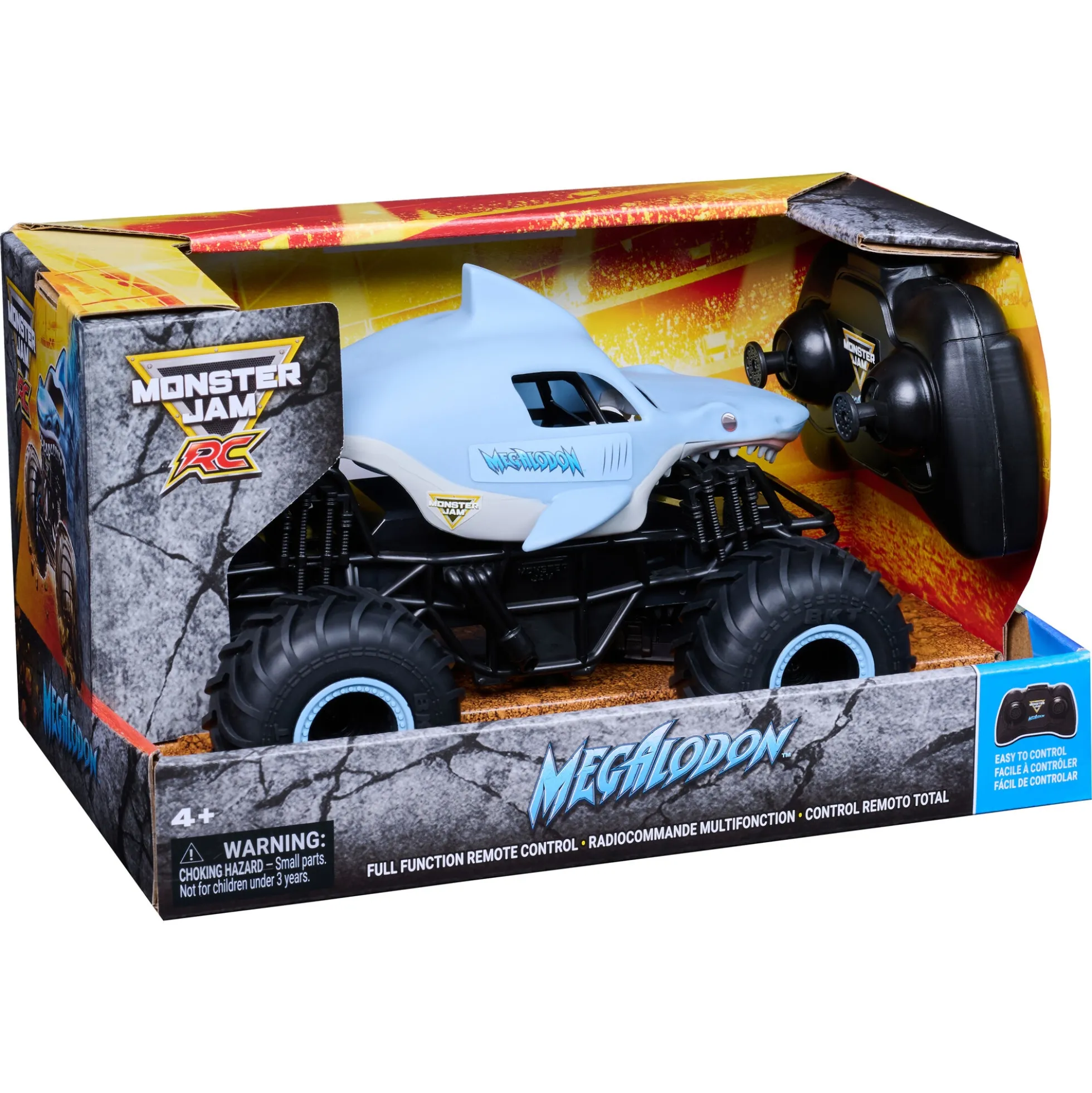 Monster Jam Megalodon fjernstyret truck - 1:24