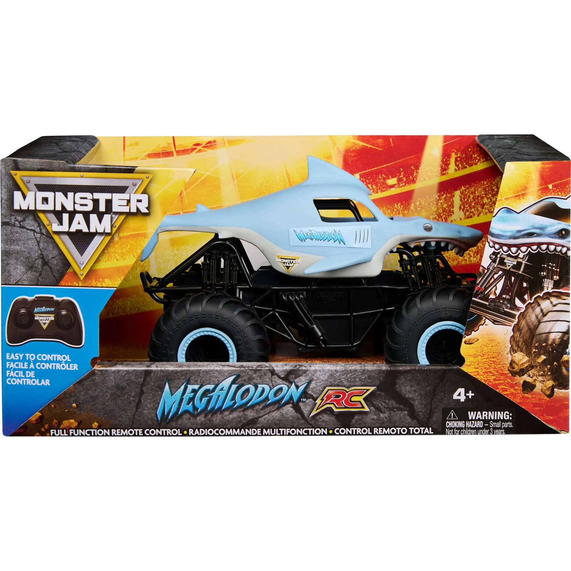 Monster Jam Megalodon fjernstyret truck - 1:24