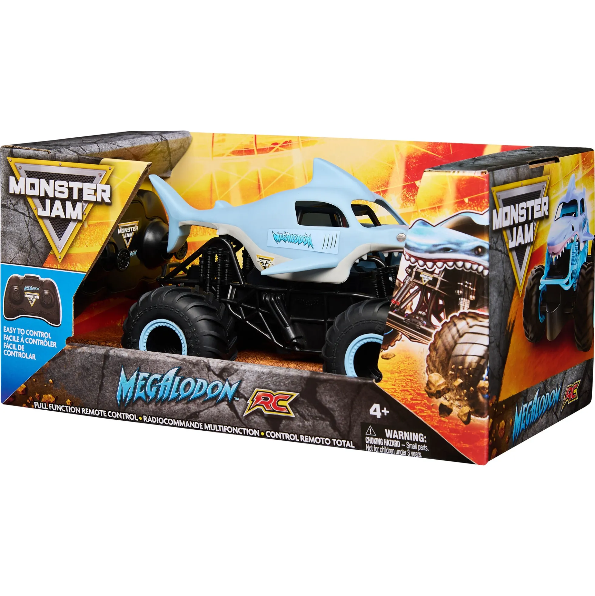 Monster Jam Megalodon fjernstyret truck - 1:24