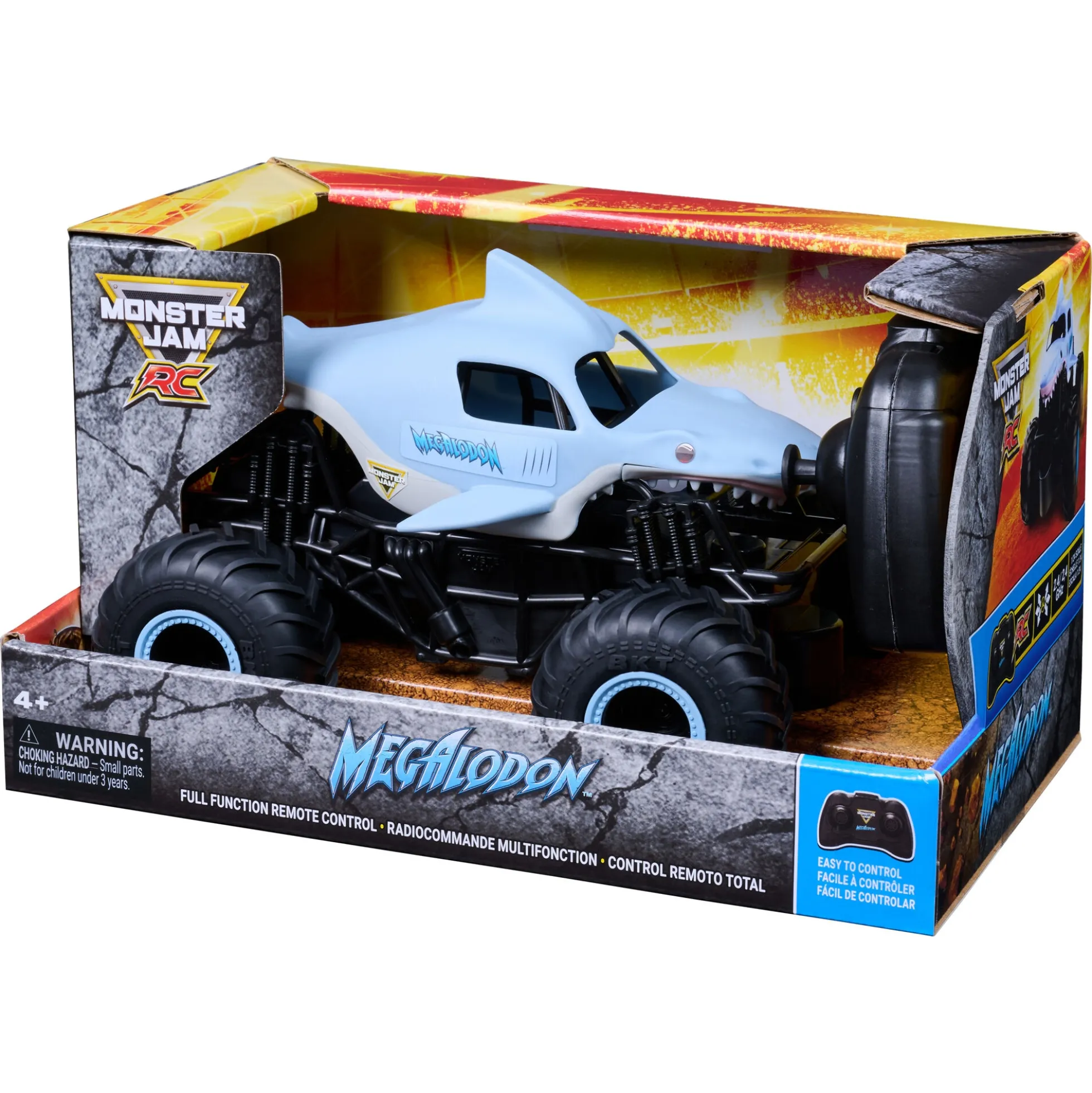 Monster Jam Megalodon fjernstyret truck - 1:24