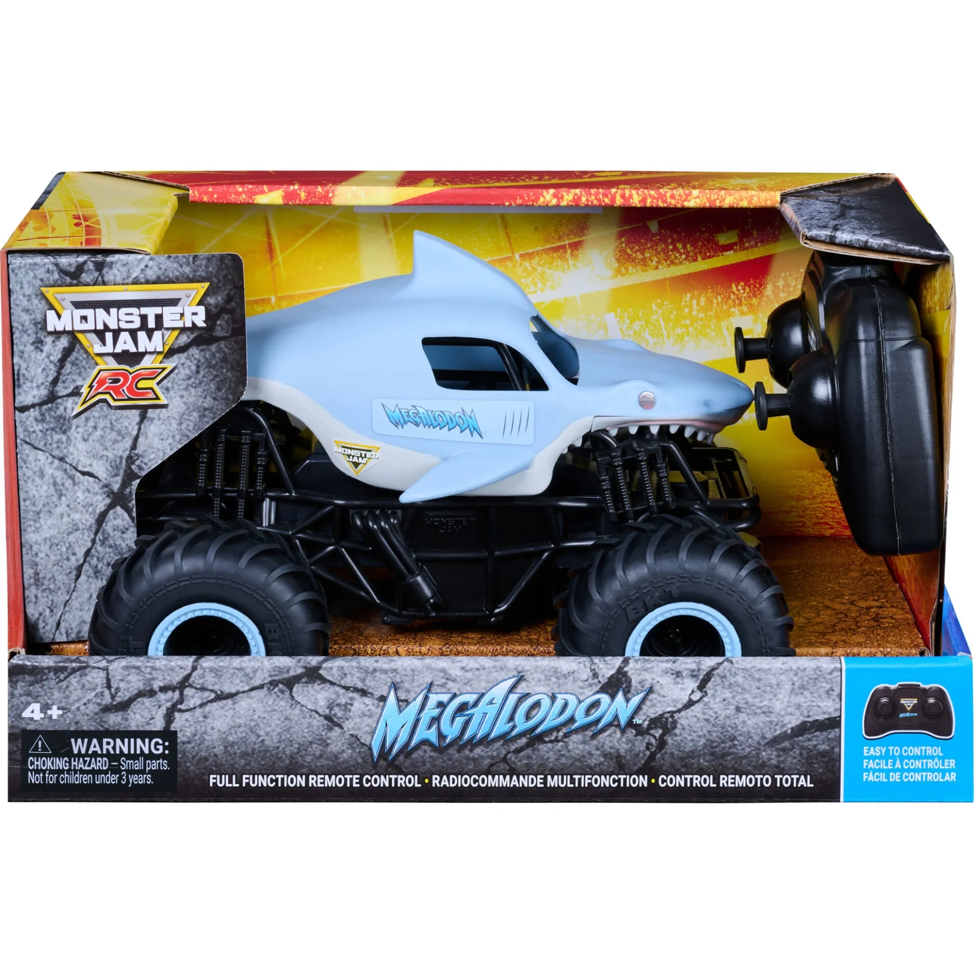 Monster Jam Megalodon fjernstyret truck - 1:24