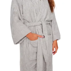 Morgenkåbe - bambus - Str. XL/XXL - Badekåbe - Light Grey - Excellent By Borg