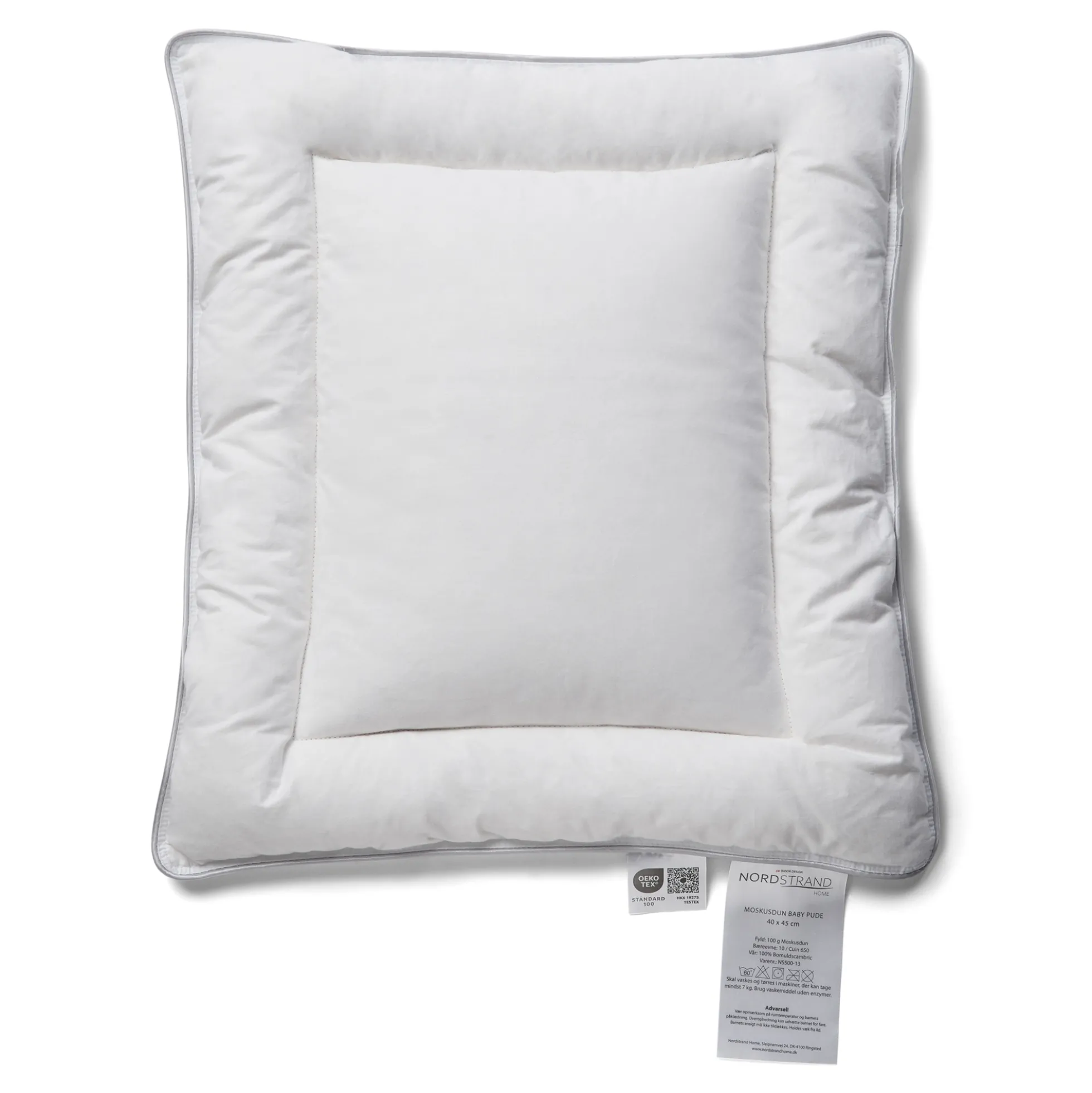 Moskusdun babypude - Børnepude - 40x45 cm - Nordstrand Home moskusdunpude