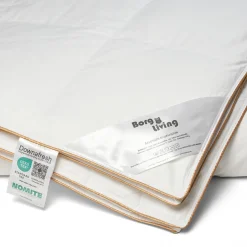 100% moskusdundyne - NOMITE helårsdyne (allergivenlig) - 200x220 cm - Ekstra fint bomuldssatin bolster - Borg Living Årsdynen 2026